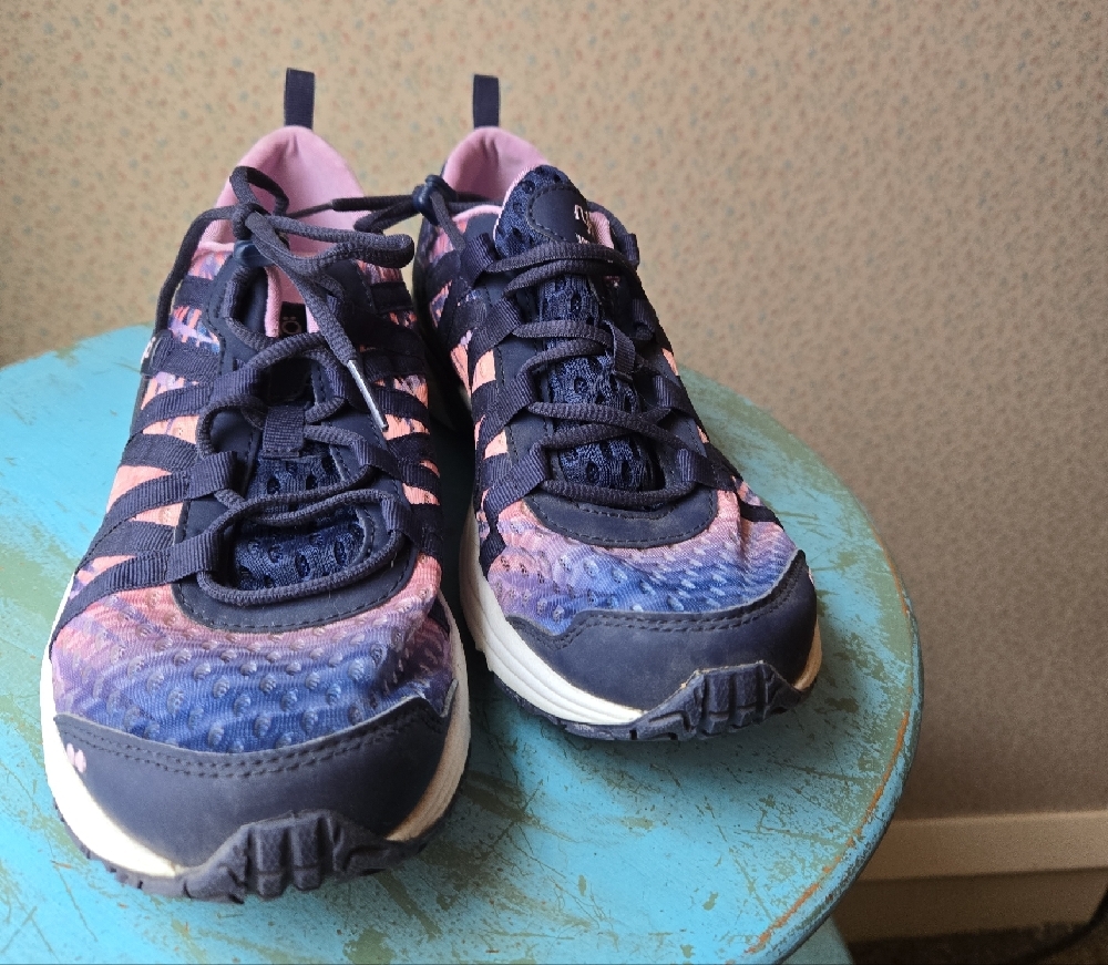 Ryka Blue and Pink Athletic Shoes for Active Performance